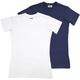 футболки под рубашку мужскую белая и синяя