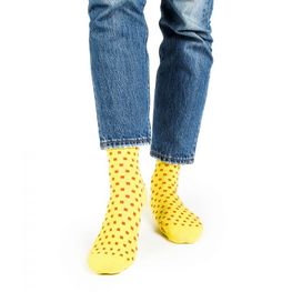 Желтые женские носки