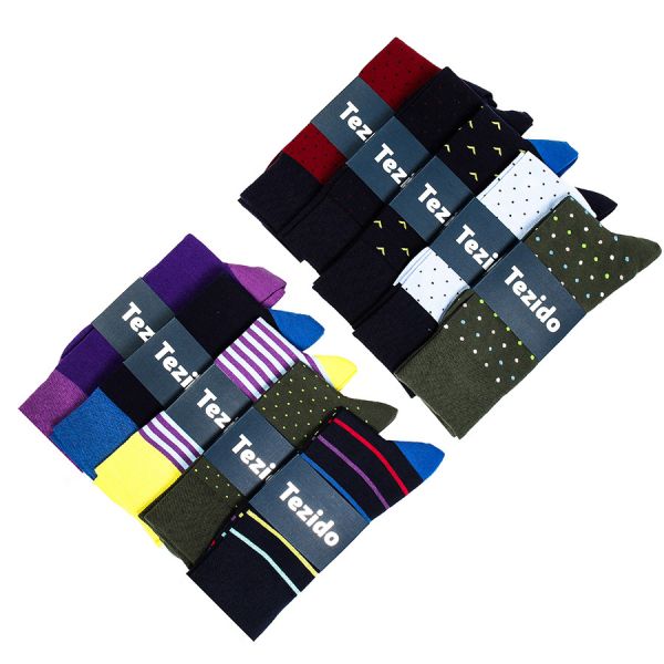 Комплект носков из 10 разноцветных пар 1