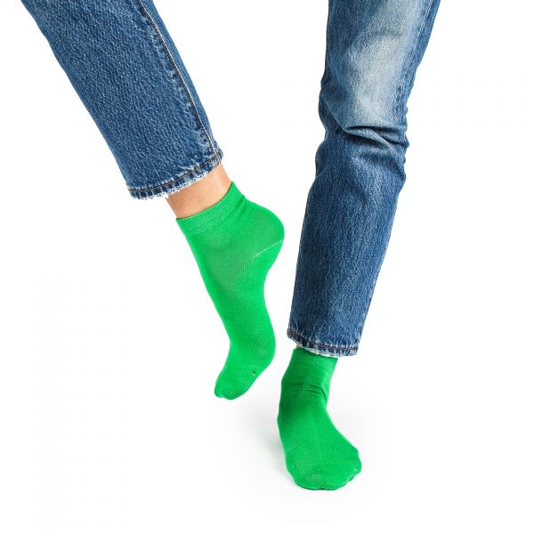 Носки короткие зеленые женские 1