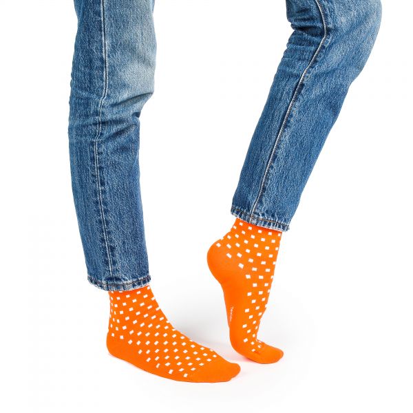 Оранжевые носки женские T28031
