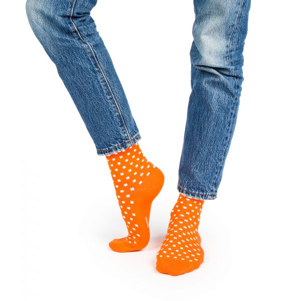 Оранжевые носки женские