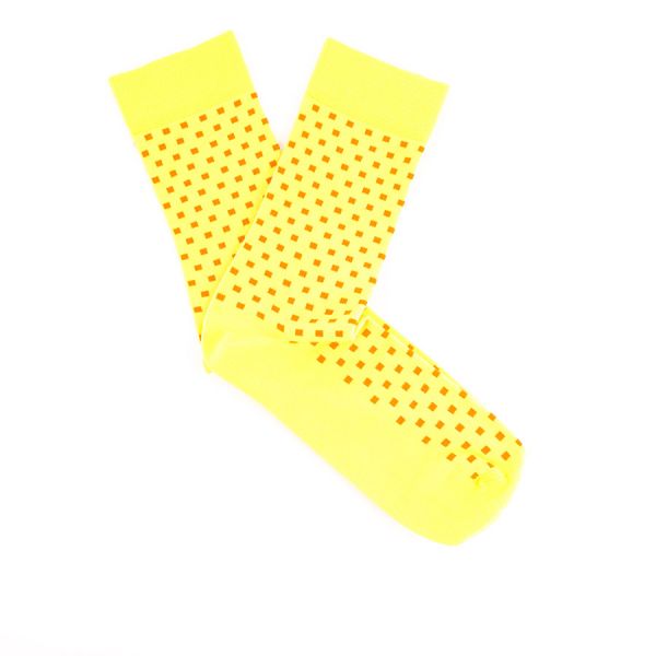 Желтые носки мужские 7