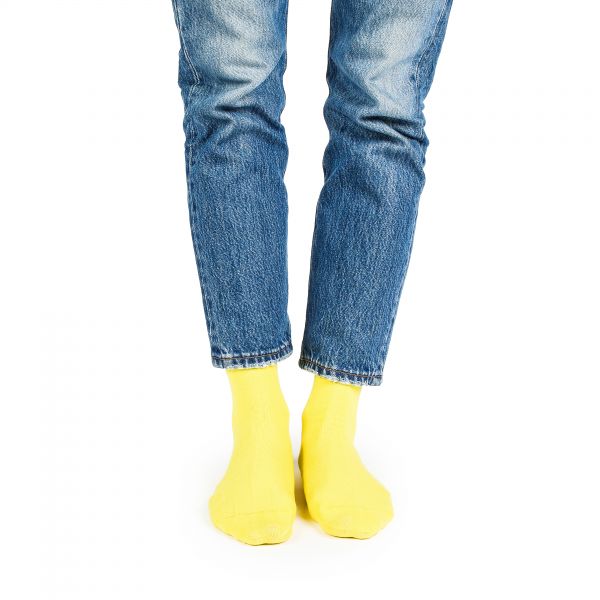 Желтые женские носки Т2807 7