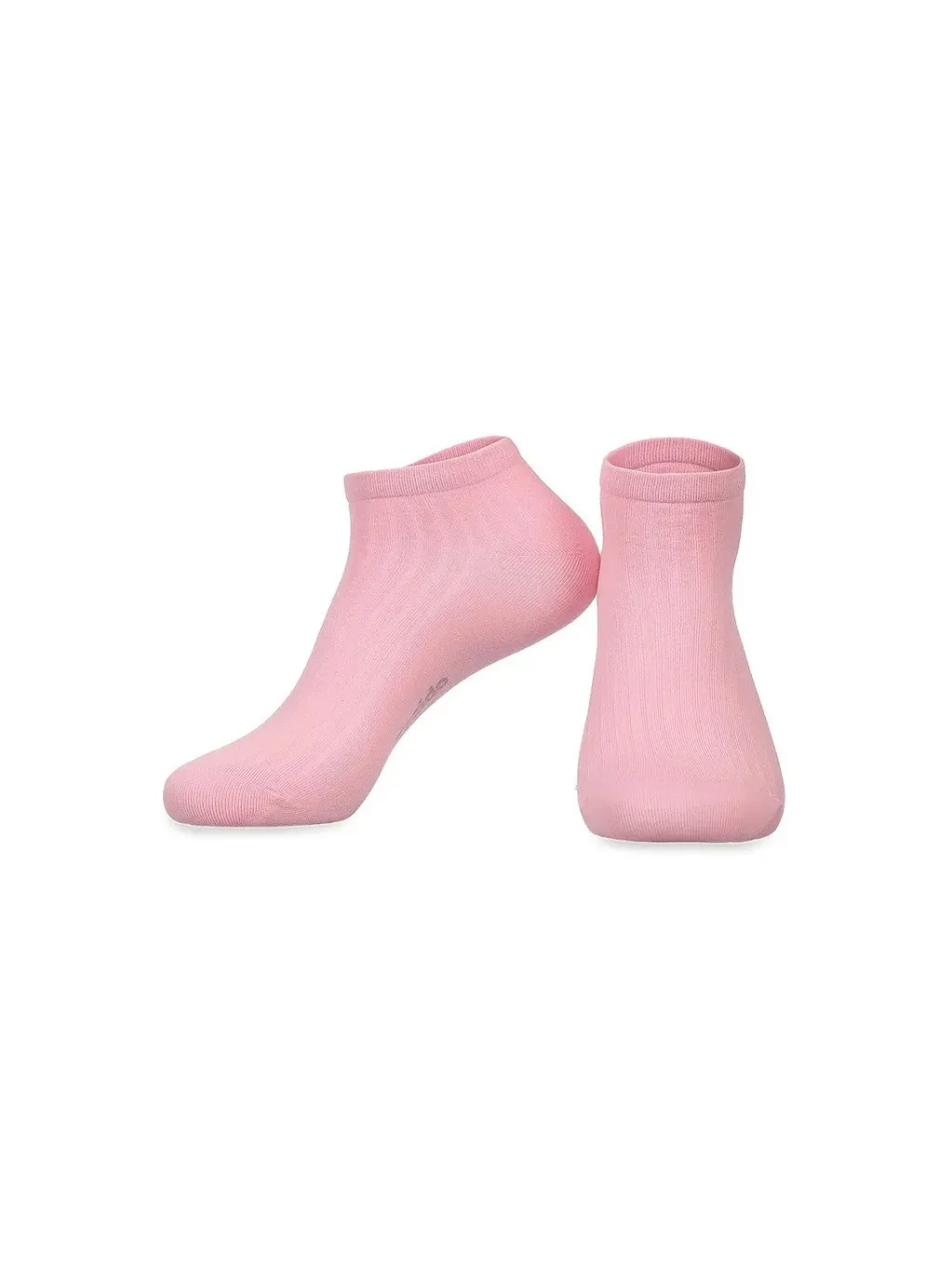 Носки женские короткие в рубчик | бледно-розовый, Т2257, р. 36-40