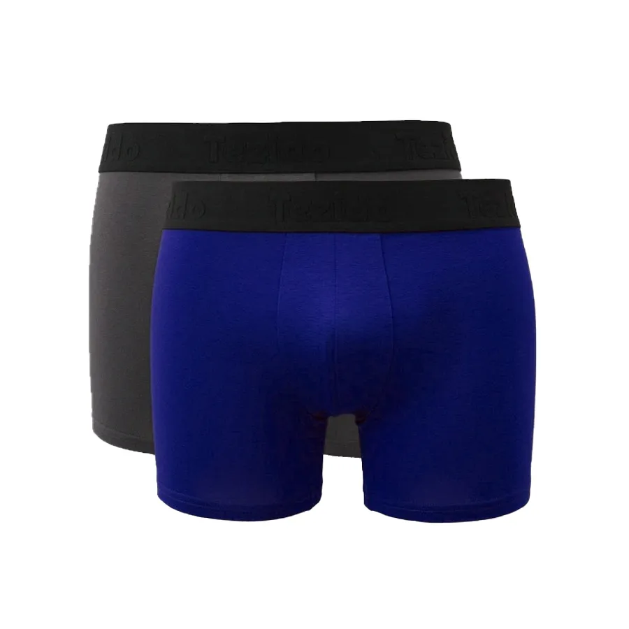 Box30 Трусы Боксеры в коробке 2 шт. Boxer briefs (синий+асфальт)