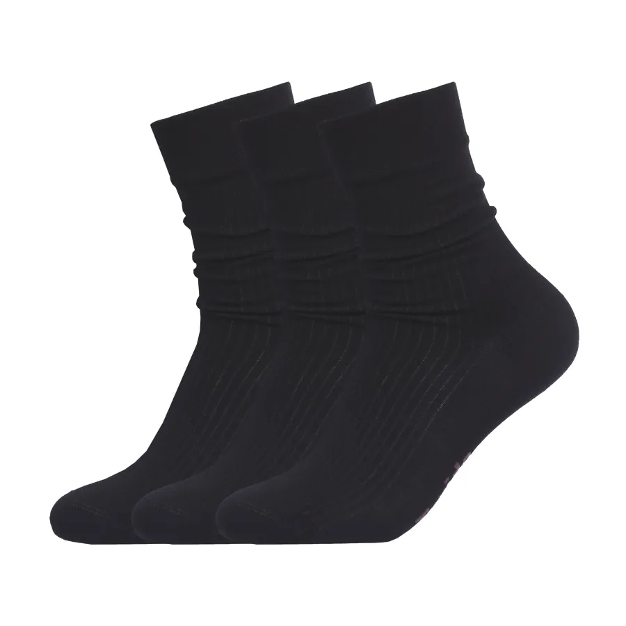 Носки 3 пары Tezido Fuji Рубчик312 черный