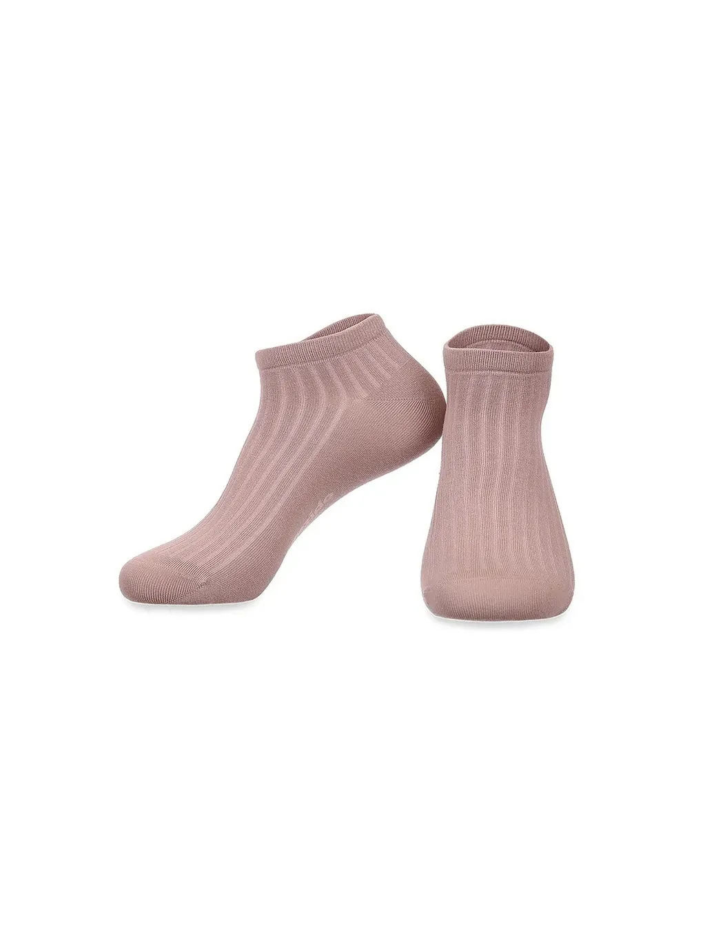 Носки женские короткие в рубчик | какао, Т2256, р. 36-40