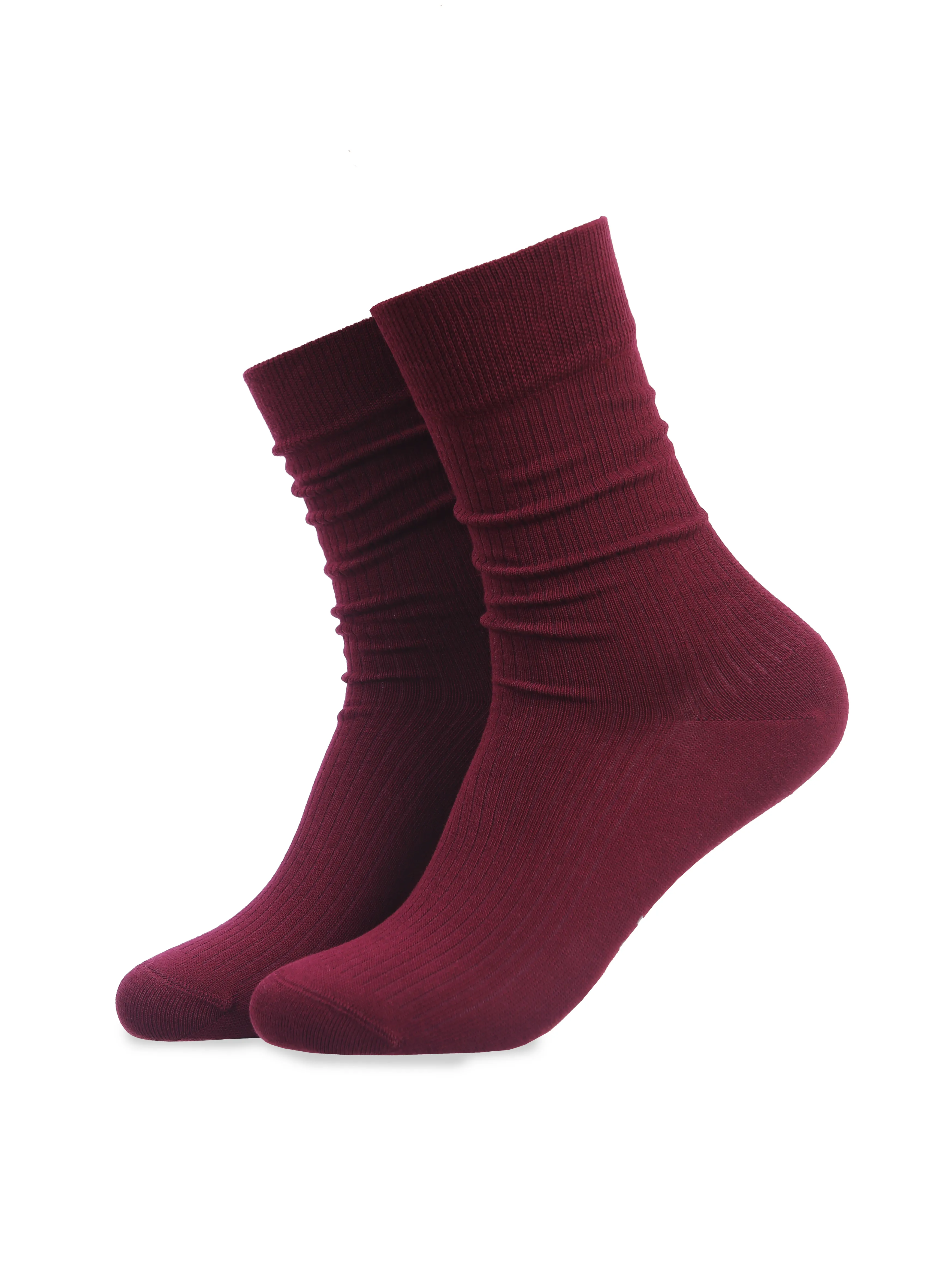 Носки женские Рубчик Фудзи | бордовый, Т2538 36-38